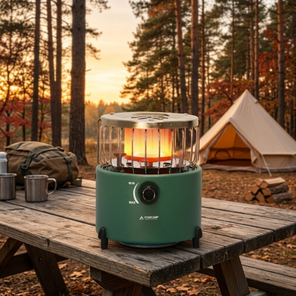 Portable outdoor stove for camping, heating, boiling water, cooking, and mountaineering/ camping equipment.
