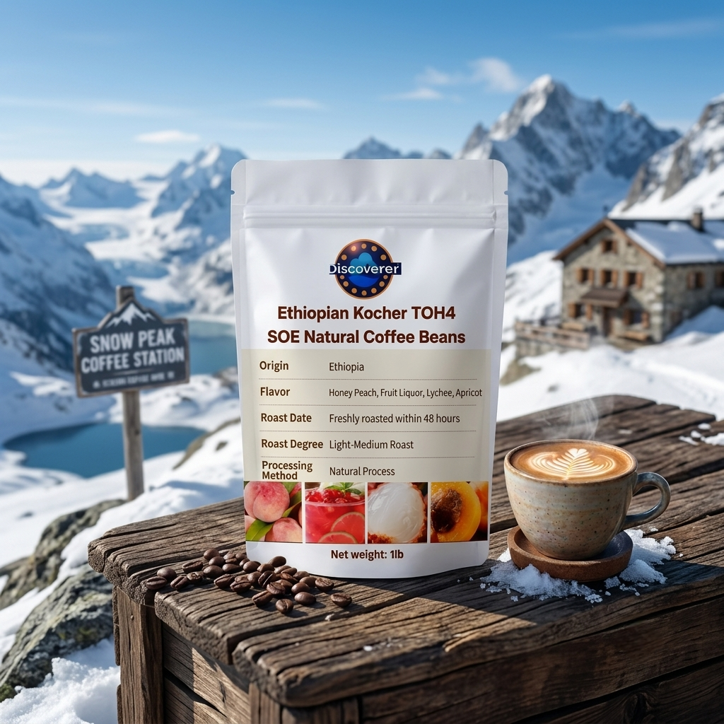 Ethiopian Kocher TOH4 SOE Natural Coffee Beans