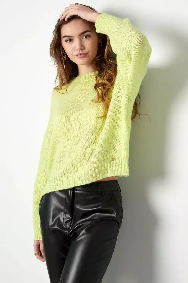 Trui - Sweater Cozy - Geel