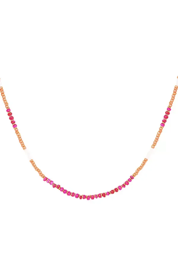 Ketting Éclat Arc-en-Ciel met feestelijke kralen - Multi kleur