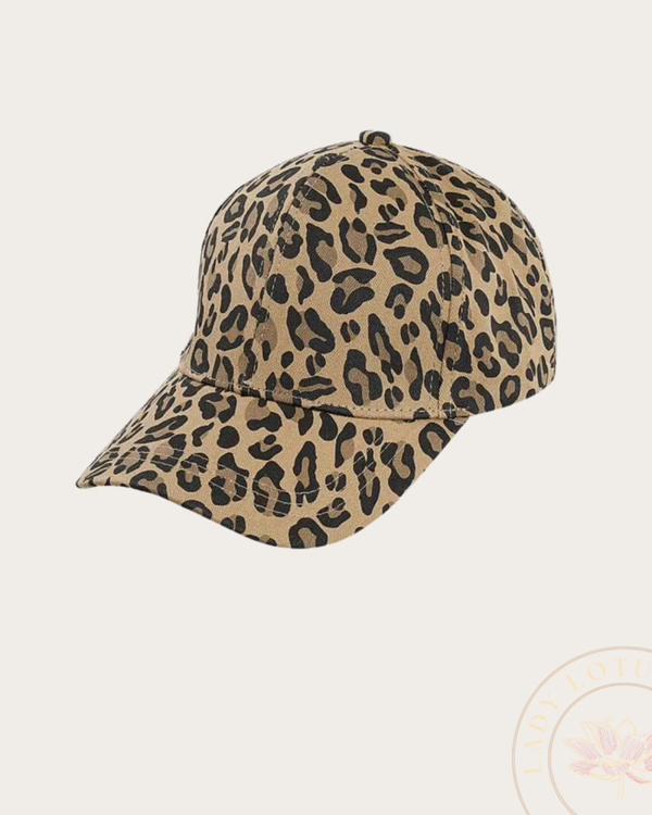 Petje Lucky Charm  - Luipaardprint