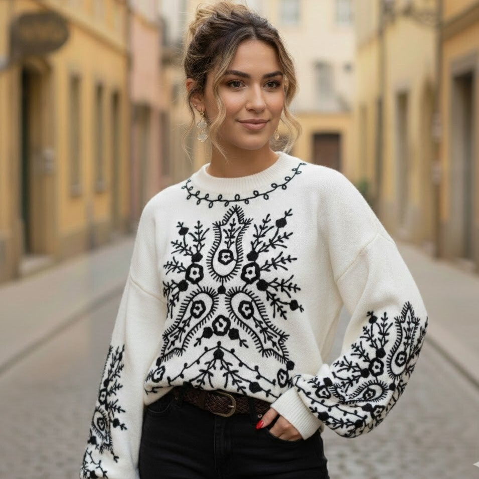 Bloem Embroidery Sweater