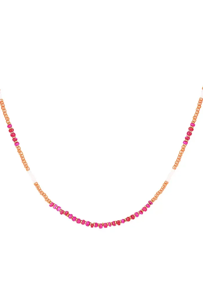 Ketting Éclat Arc-en-Ciel met feestelijke kralen - Multi kleur