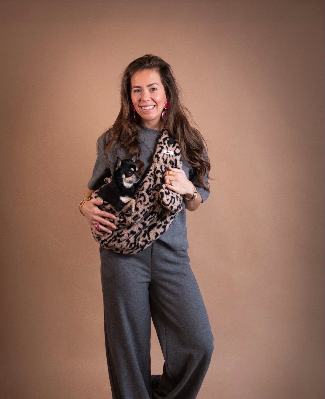 Teddy bag leopard