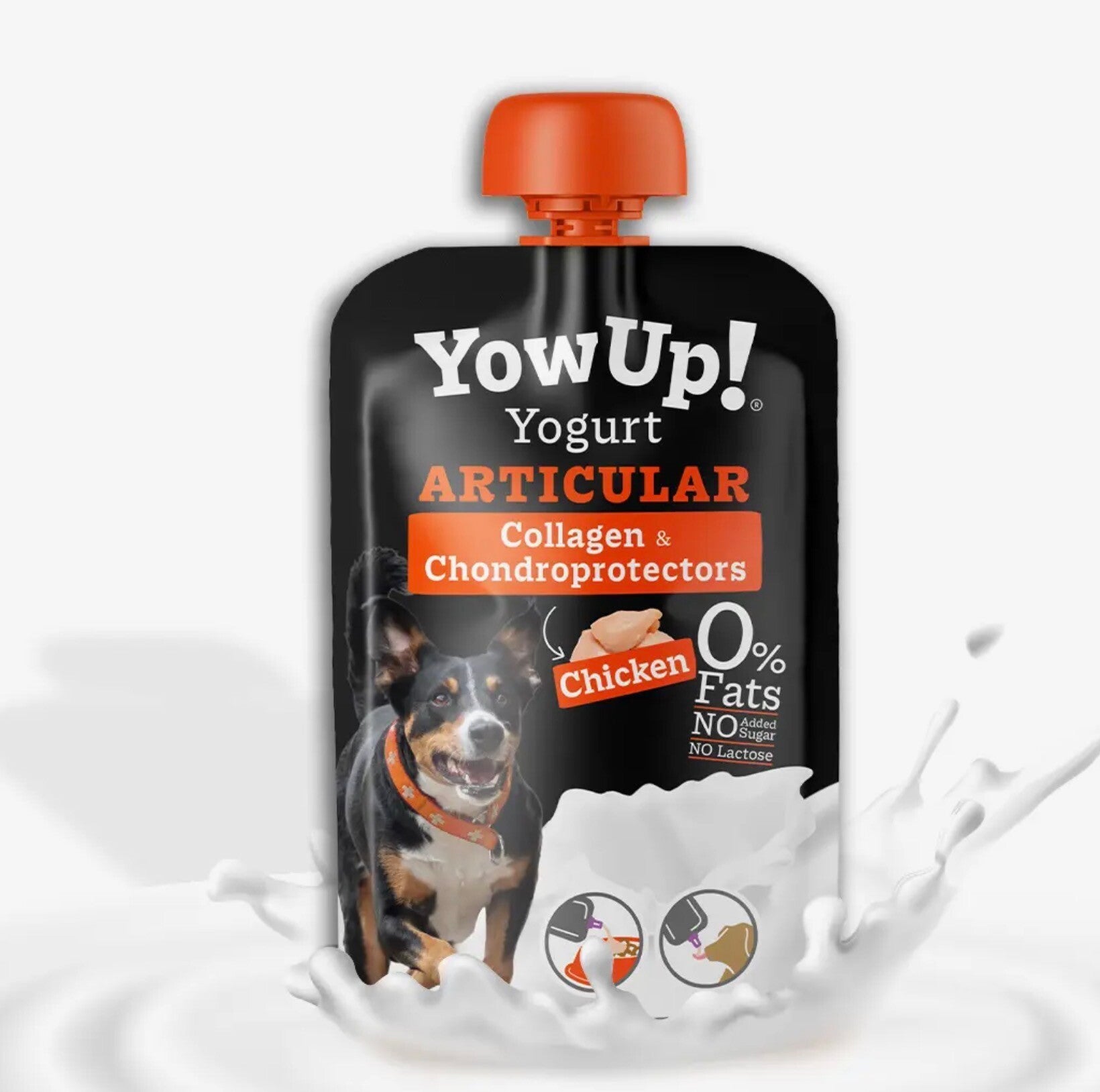 Yow up yoghurt gewrichten.