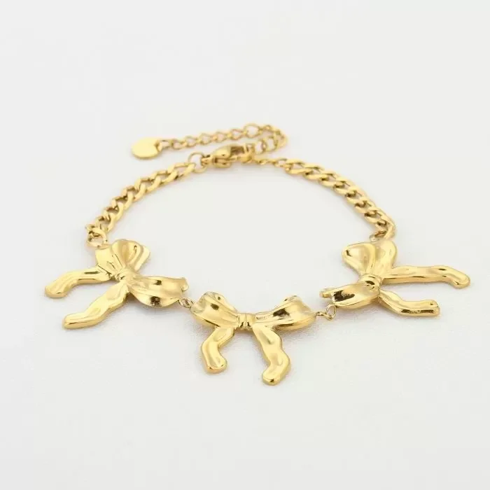 Armband bow goud