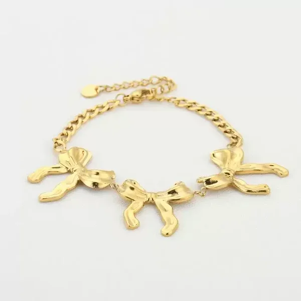Armband bow goud