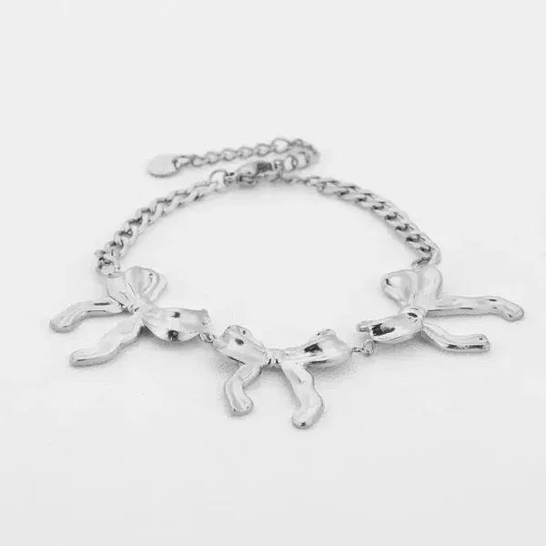 Armband bow zilver