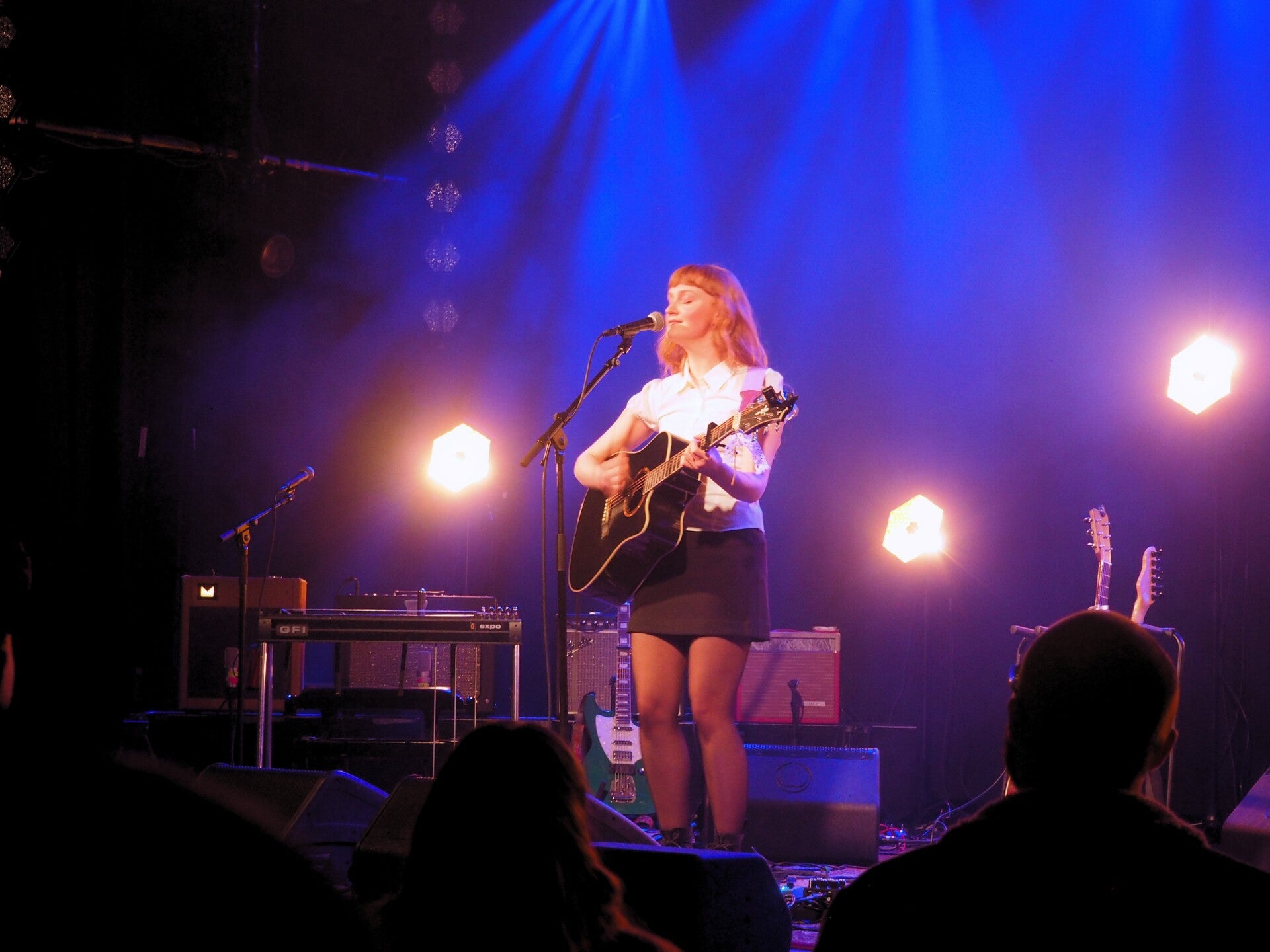 Indie folk-pop artist Rebecca Bangfield opening for Bayker Blankenship at Parkteatret in Oslo, Norway