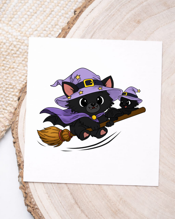 Hexe Fledermaus