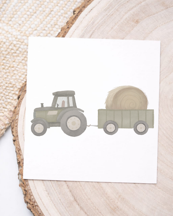 Trecker mit Anhänger