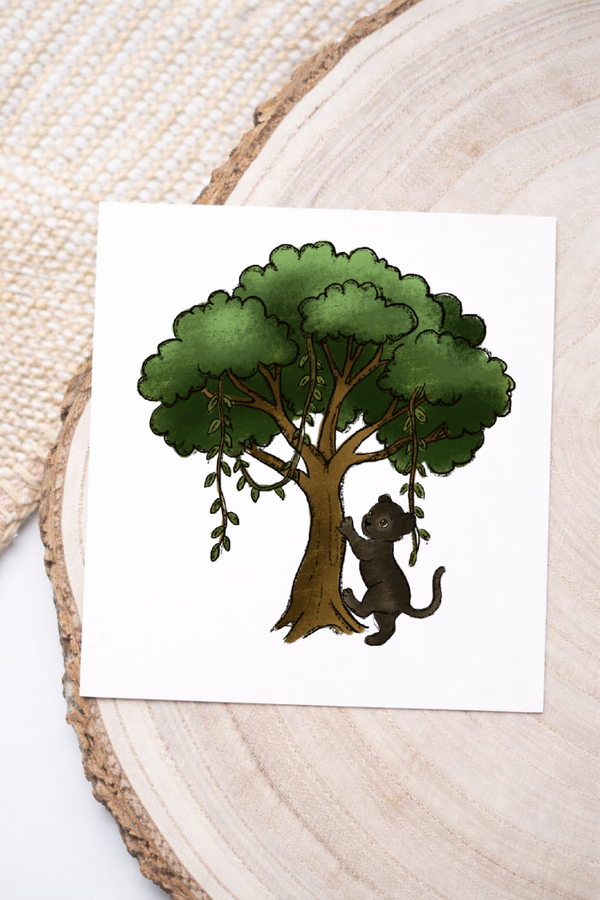 Panther am Baum