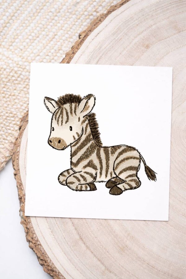 Savanne Zebra liegend