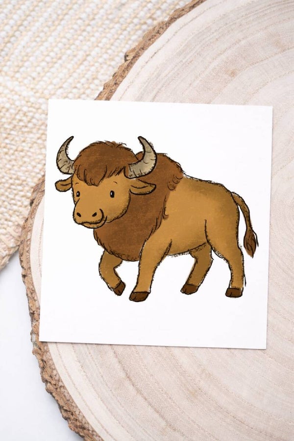 Savanne Gnu groß