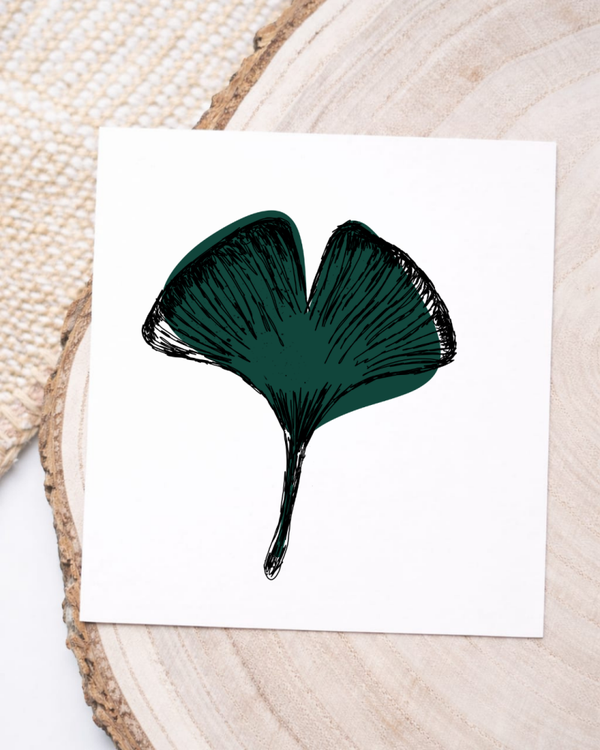 Ginkgo‑Blatt