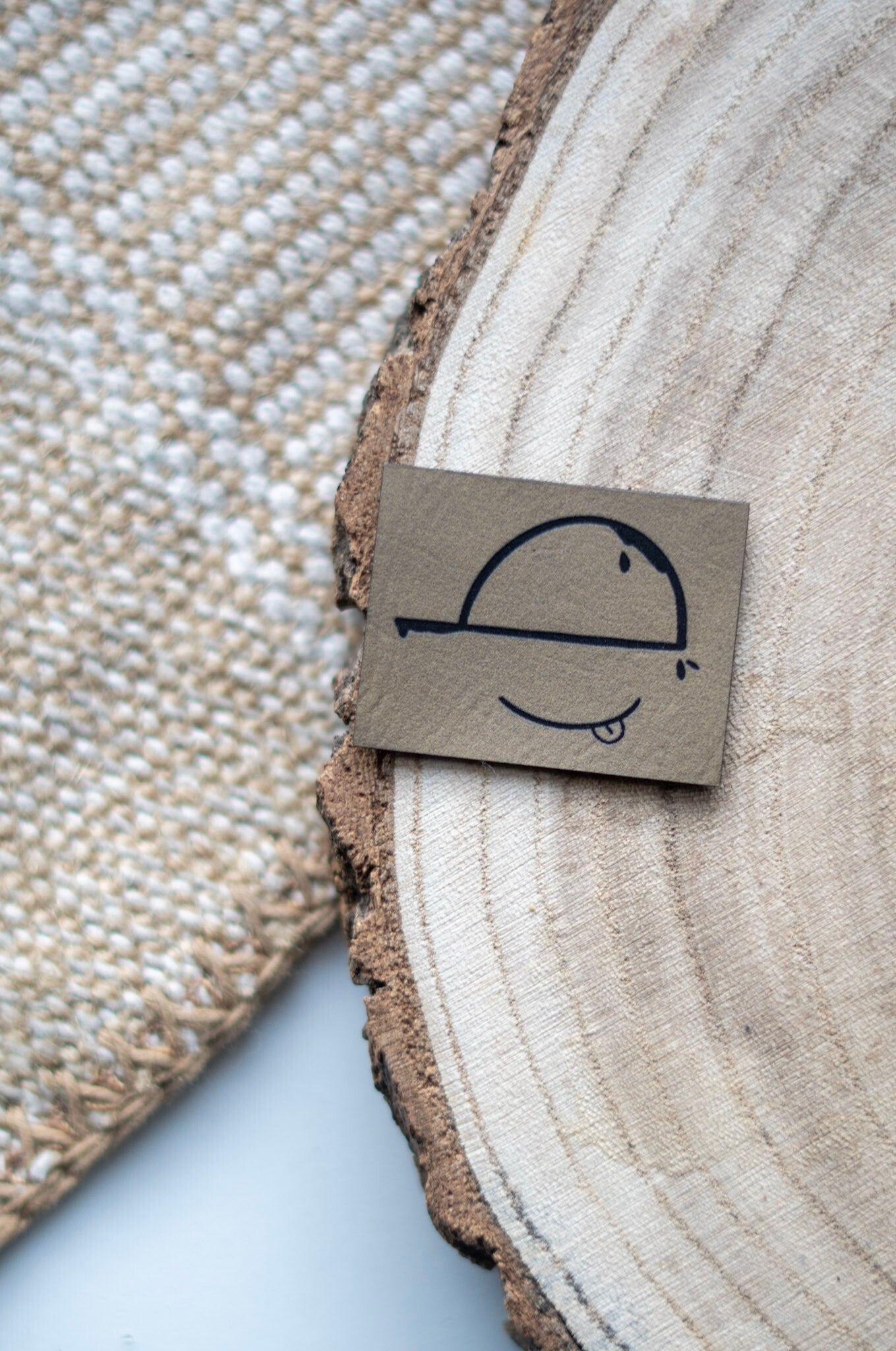 Graffiti Smilie Zunge Label