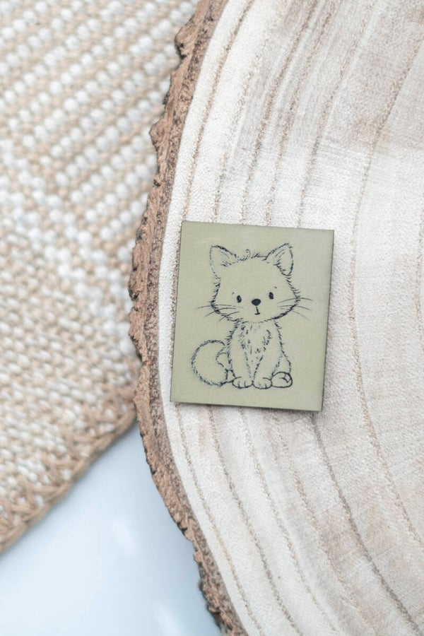 Waschbär Label