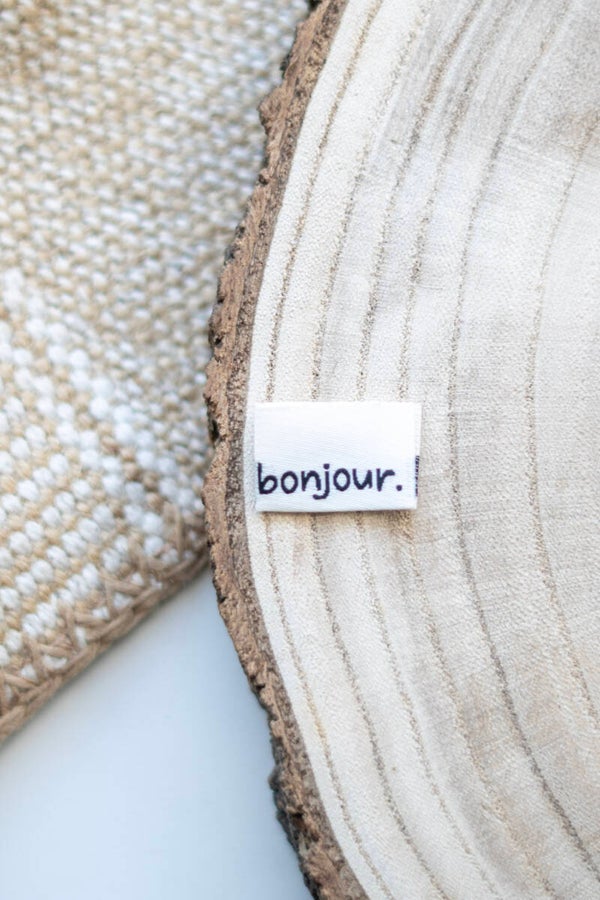 bonjour. 2er - Set Weblabel