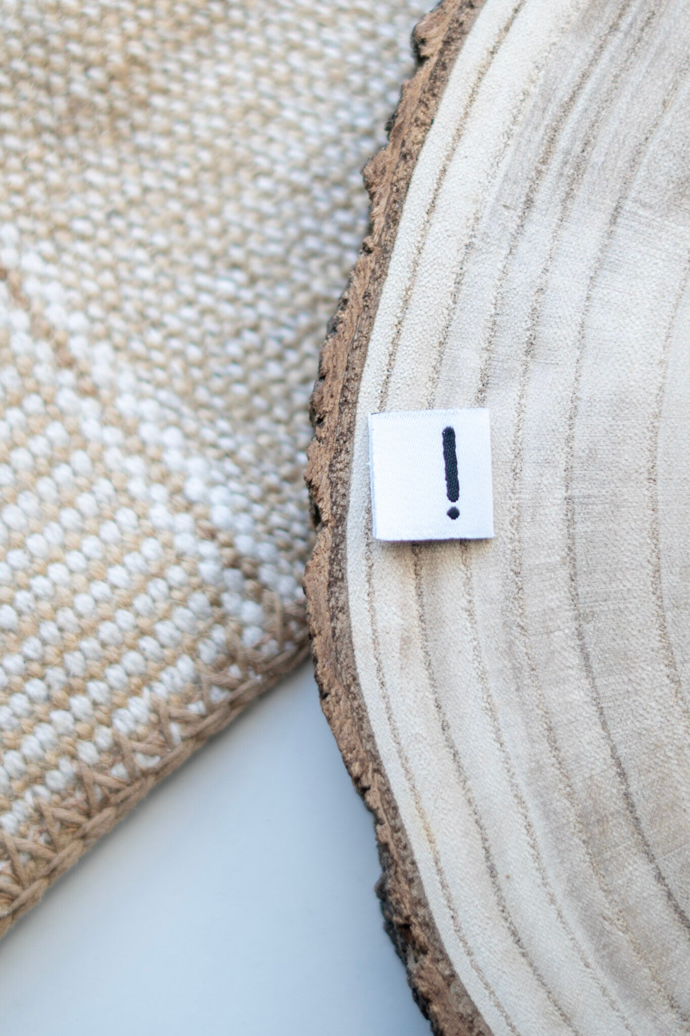 ! weiß 2er - Set Weblabel