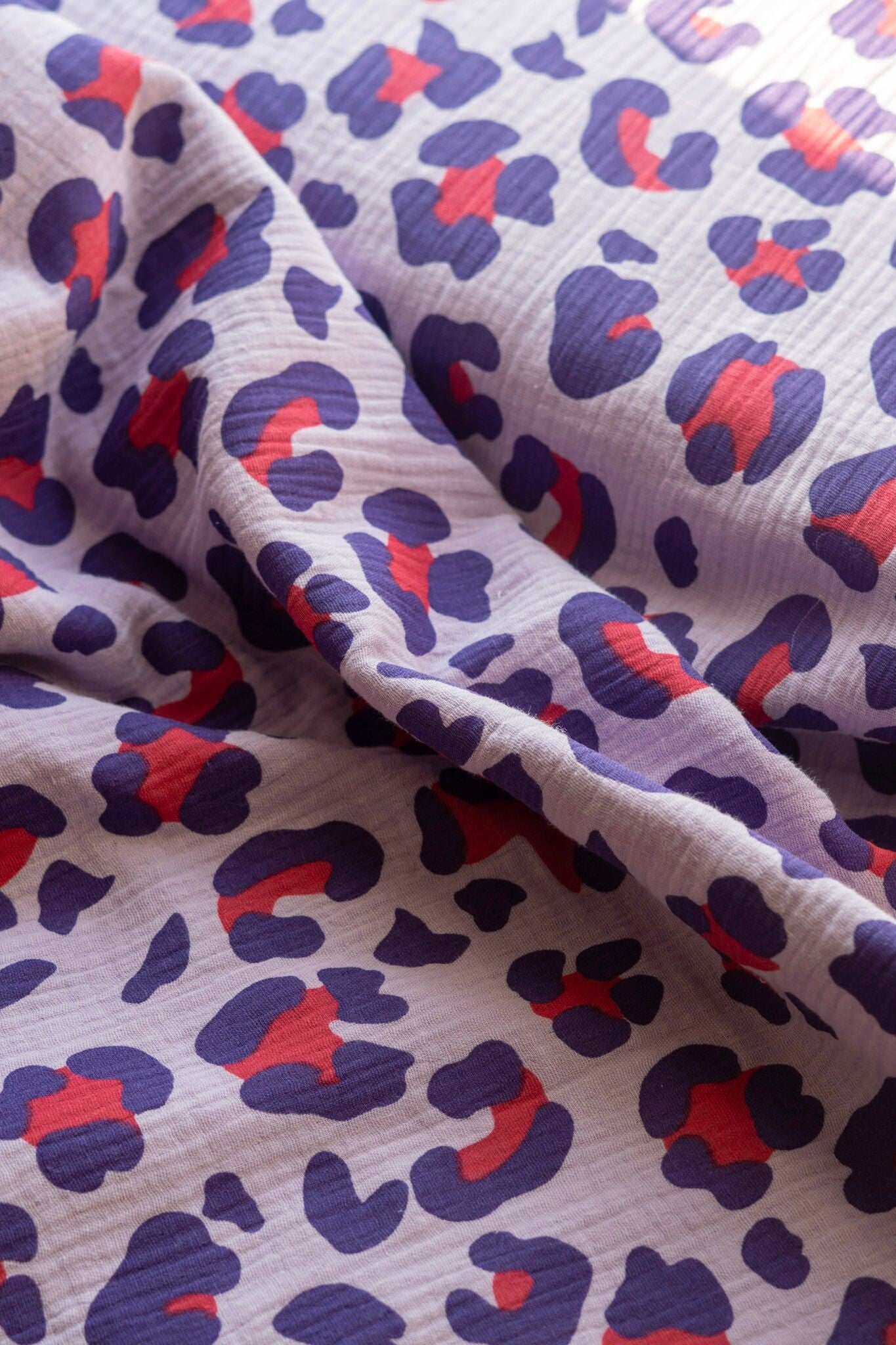 Musselin Leoflecken - helllavendel