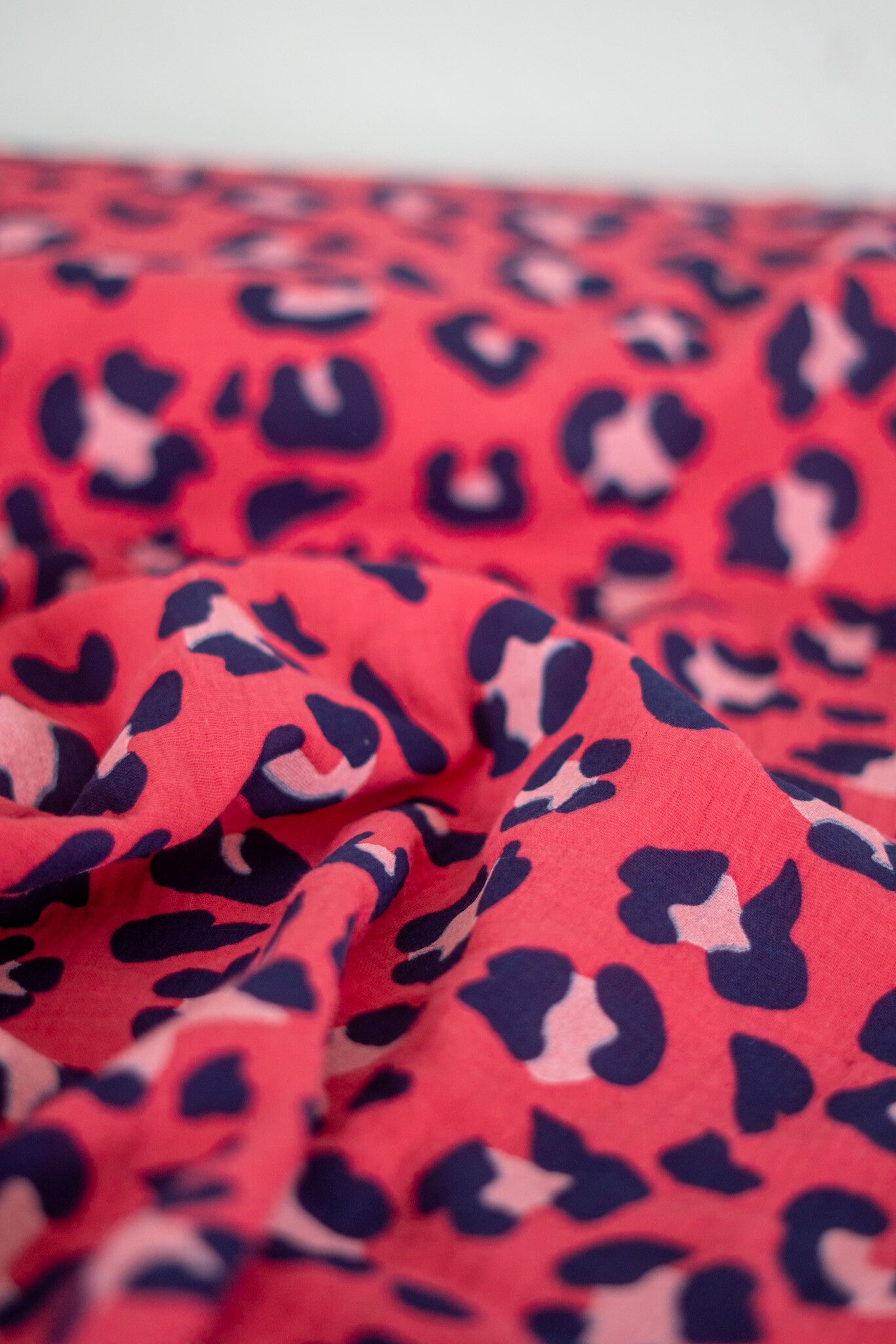 Musselin Leoflecken - pink
