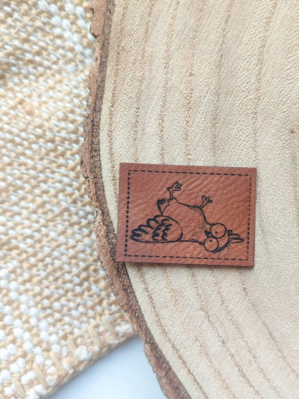 'Ich lieg hier nur' - Taube Label