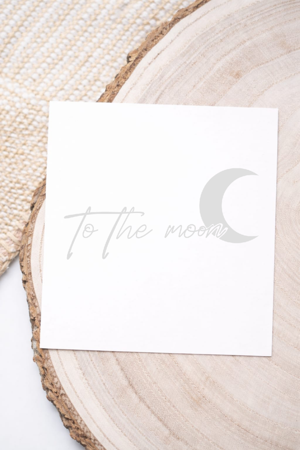 to the moon