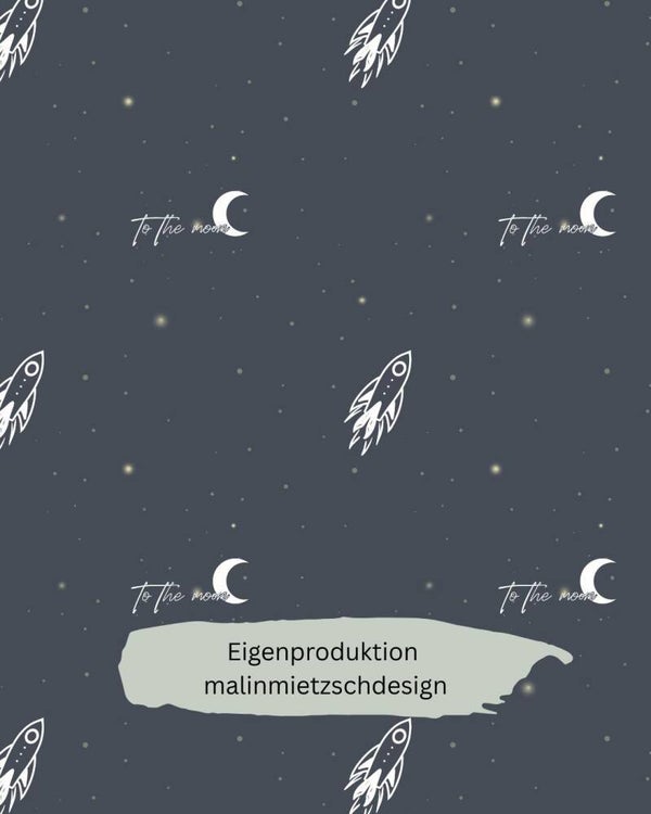 VB to the moon Rakete dunkelblau