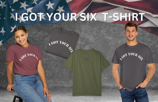 'I Got Your Six' Stencil Design
