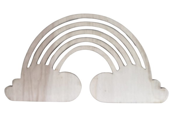 Houten regenboog (blanco)