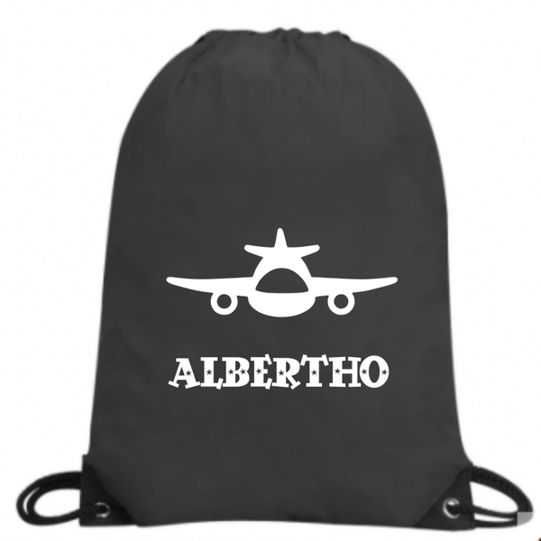 Gymtas/rugzak met naam en afbeelding