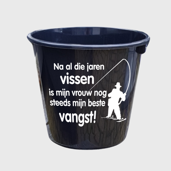 Cadeau emmer Na al die jaren vissen (Nederlands/Fries)