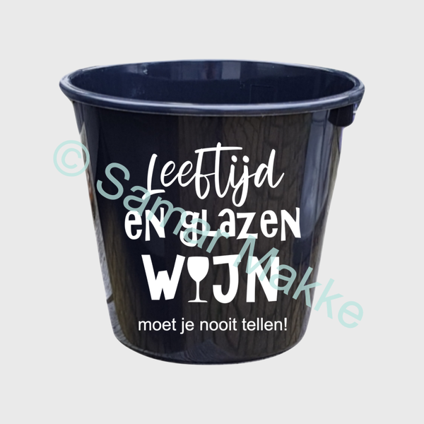 Cadeau emmer: Leeftijd en Wijn