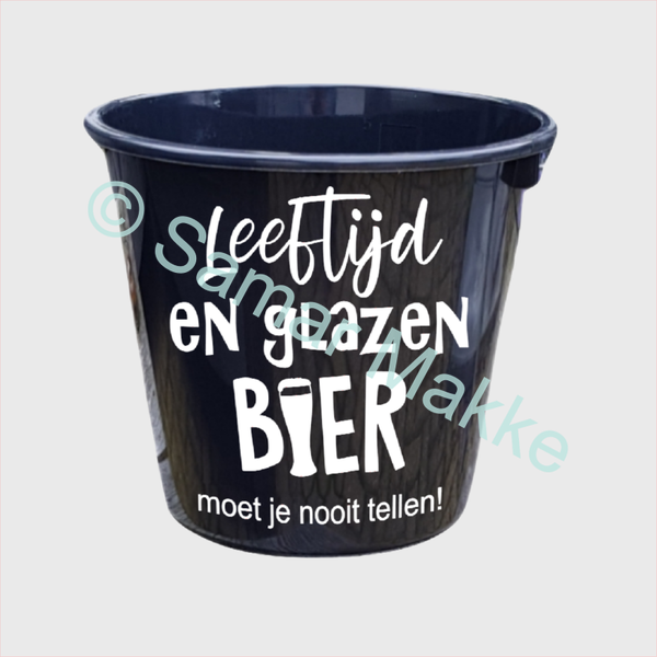 Cadeau emmer: Leeftijd en Bier