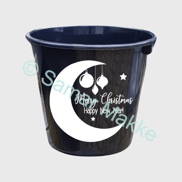 Cadeau emmer: Merry Christmas and a Happy New Year