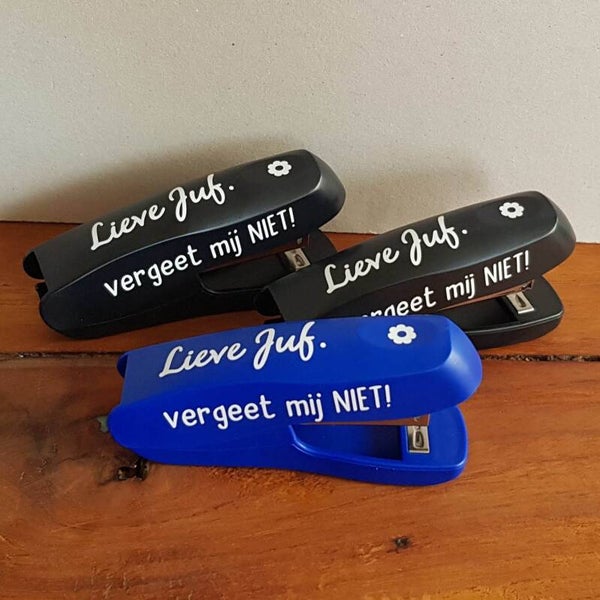 Lieve Juf vergeet mij niet-machientje