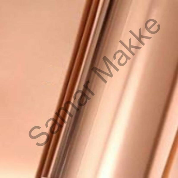 Metal Effect Folie Rose Goud