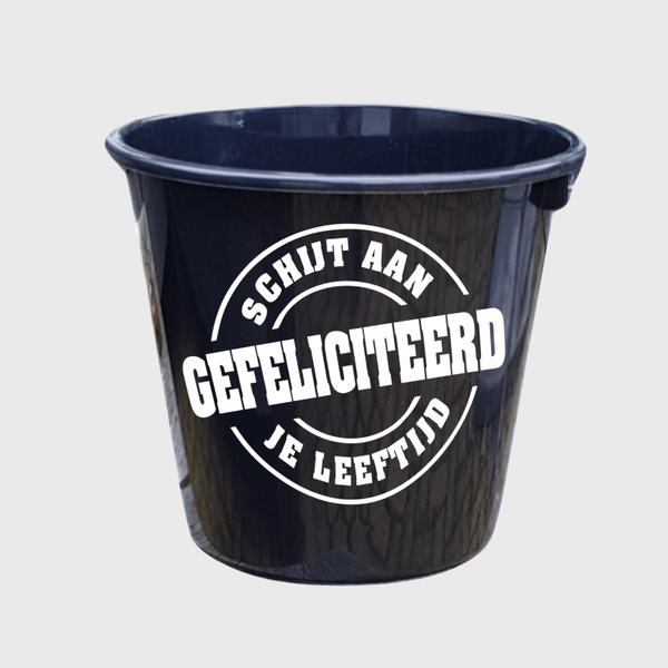 Cadeau emmer Schijt aan je leeftijd