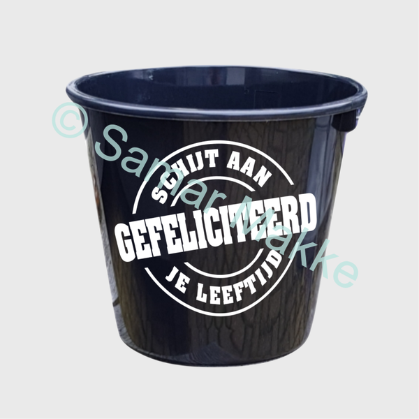 Cadeau emmer: Schijt aan je leeftijd 2