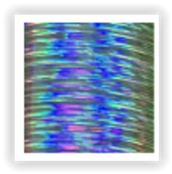 SUPERIOR 9725 Holo-geborsteld vinyl - Blauw