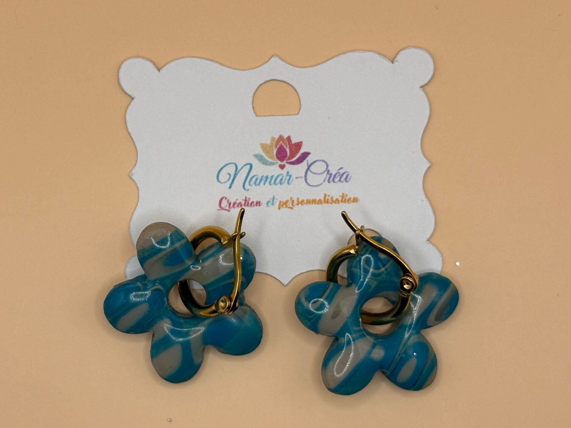 Pampilles "Rivage" – Marbrures Aquatiques & Sable Chaud