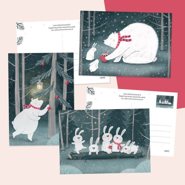 Kerst in het bos set