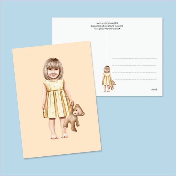 Meisje met teddybeer (MY009)