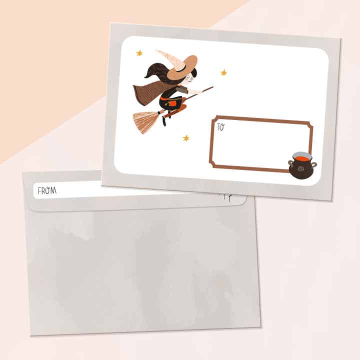 Halloween enveloppen (10 of 20 stuks)