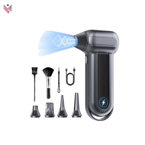 160.000 RPM Luchtstofblazer – Draagbare Comprimerende Ventilator voor Computerreiniging en Huisgebruik