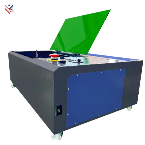 CO2 Laser Graveermachine 40W - Hoge Graveersnelheid (10.000 mm/min) -  Grote graveer en snijdiepte (tot 8 mm diep) - Verbeterde rookafvoer - Precisie (0,01 mm)