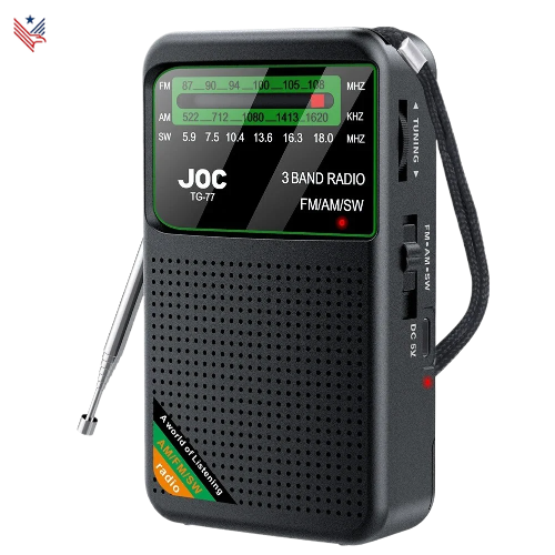 Draagbare Noodradio FM AM SW - Oplaadbaar - Reizen & Noodgevallen
