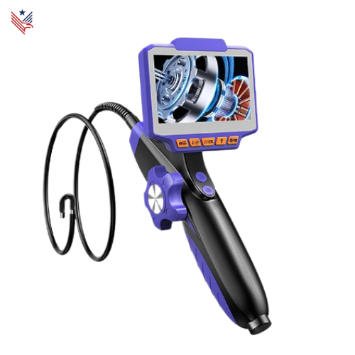 Endoscoop - 1080P HD Industriële Inspectiecamera met 180° Tweezijdig Scharnier – 6,4 mm Len