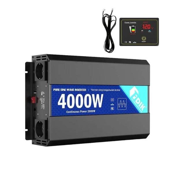 Omvormer - 2000W - 12V Naar 220V