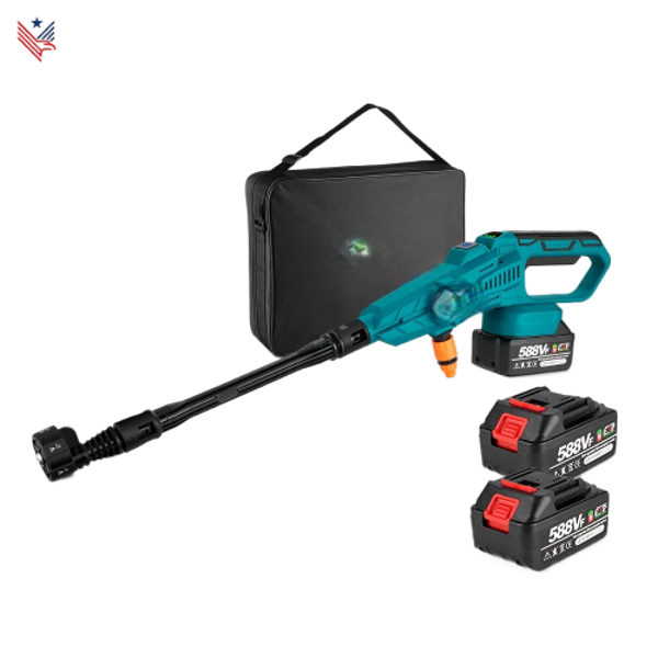 Hogedrukreiniger 200 Bar Draadloos - Makita 18V – Krachtige Borstelloze Accu Schoonmaakmachine met Schuimgenerator & 6-in-1 Nozzle
